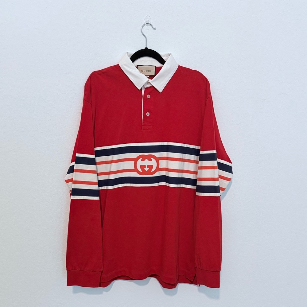 Mens Gucci Long sleeve polo
